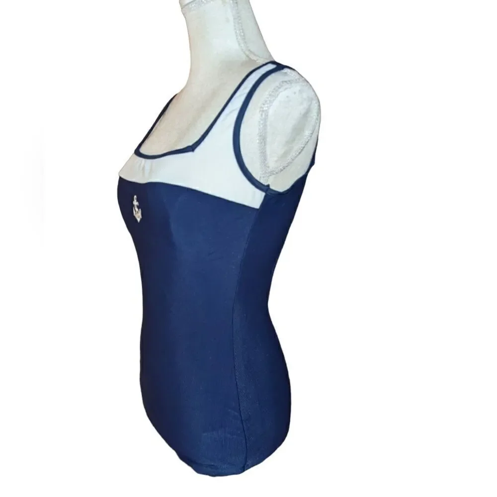 Maillot blue white
